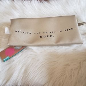 Hidden Flask Clutch Bag NWT